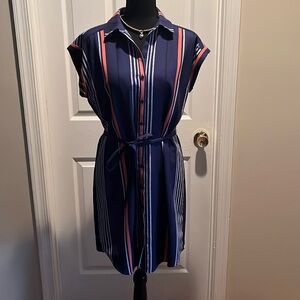 Two Express Button Down Shirt Dresses. Size M. Can dress up or down!